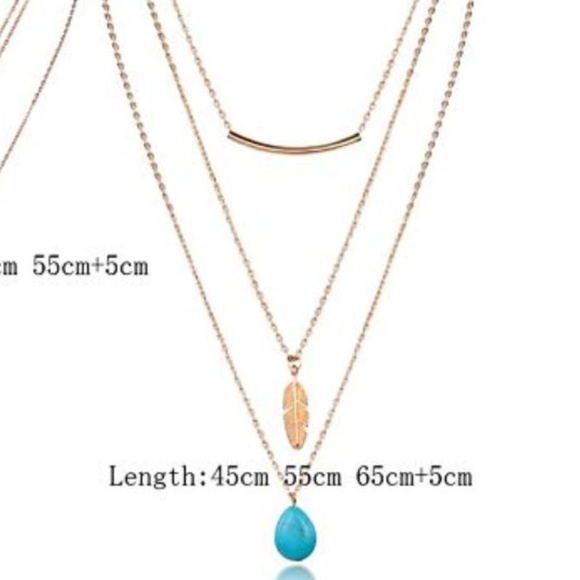 Layered Necklace Pendant Jewelry - Picture 2 of 3